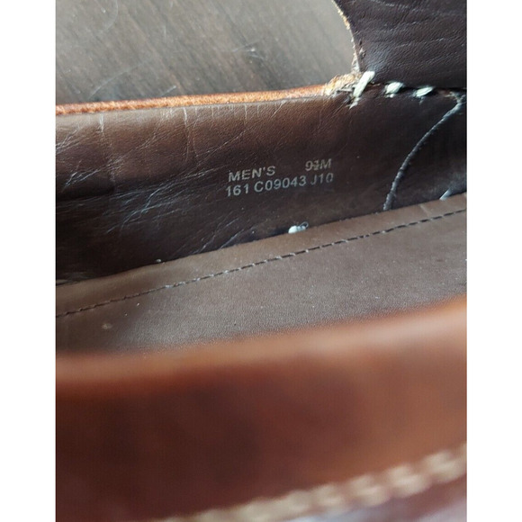 COLE HAAN NikeAir Mens Brown Leather Slip-on Loafer Shoes C09043 Size 9.5 - Picture 7 of 7